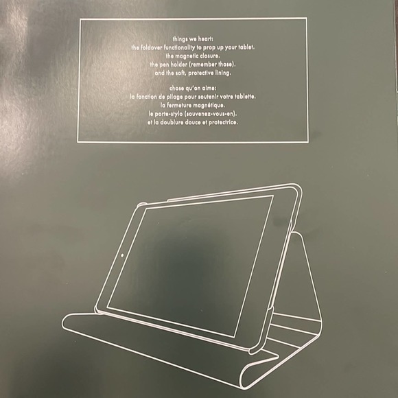 Kate Spade Black Floral Tablet Case - Picture 5 of 5